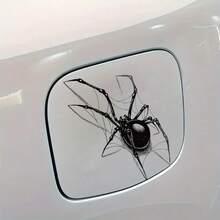 1Pc Tarantula Car Decal Sticker, Auto Vinyl Stickers For Cars, Creative Fake Spider Car Stickers For Rear Window, Trunk, Bumper, Motorcycle & Laptop - A - View 10