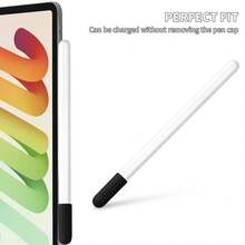 6Pcs Universal Stylus Pen Caps, Soft Silicone Replacement Cover Compatible With Apple Pencil 1 & 2 Gen, High Compatibility Protective Cap For Most Brand Active Stylus Pens - Multicolor - View 2