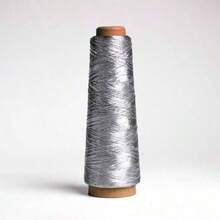 精細金屬鉤針線 50g 纖細金銀色芯線鋼絲，適用於聖誕節、萬聖節裝飾、DIY手工編織包、錢包、針織手工 - 50g/pc - 查看 3