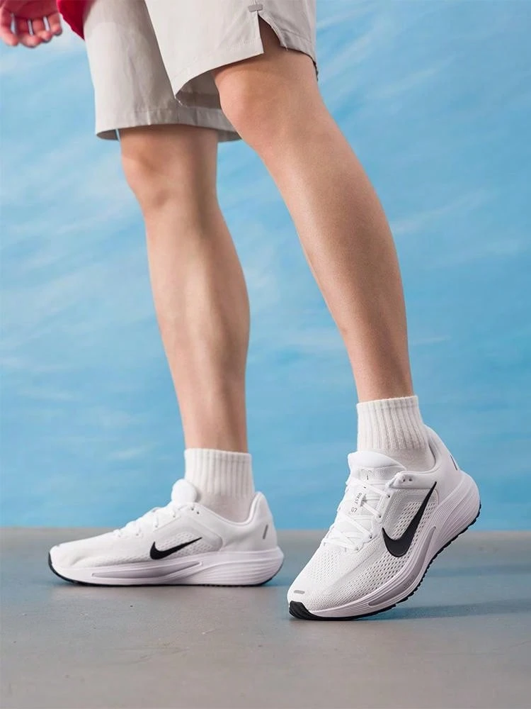 Men's Running Shoes NIKE QUEST 72026 New Breathable Training Running Shoes IM6368-101 - White/Black - View 1