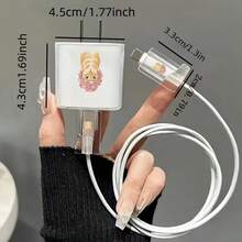1 Set Bintang Laut Karang Kuda Laut Elemen Laut Biru, Cocok dan Kompatibel dengan Casing Pelindung Charger Apple yang Kompatibel dengan Apple 18-20W - MultiWarna - View 6