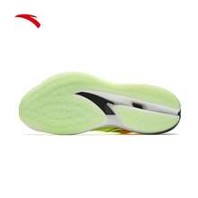 Anta C202 6th Gen PB | Professional Full-Palm Carbon Plate Marathon Racing Running Shoes Men Lightweight Sports Shoes - Paper White/Basic Black/Fluorescent Fiery Orange-4 - View 5