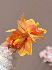4 piezas/1 pieza Pinzas para el cabello de mujer con flores de hibisco hawaiano en blanco, rosa, naranja y verde, pinzas para el cabello de plástico ligero con forma de flor para la playa, pinzas para el cabello de estilo minimalista elegante y multifuncional de unicolor, accesorios para el cabello para el baño adecuados para salidas diarias, casual, fiesta, viaje, vacaciones en la playa, peinado, coleta, moño, lavado de cara, baño, maquillaje, combinar con atuendos, accesorios para el cabello, tocados, pinzas para el cabello - Multicolor - Ver 7