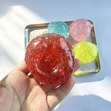 1pc Japanese & Korean Style Coconut Oil Bead Handmade Squeeze Ball Stress Relief Toy - 彩色 - 查看 4