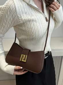 Mini Women's Shoulder Bag Valentine's Day Gift - Coffee - View 8