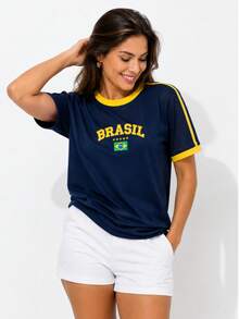 Women T-Shirts - Dark Blue - View 3