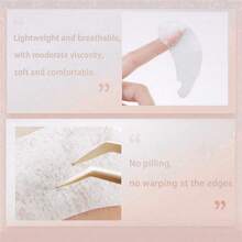 10/50/100/200/300/500pcs DIY Eyelash Extension Eye Pads, Eyelash Eye Pads Beauty Tools (Pink And Magenta) - Pink - View 8