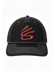 Under Armour Unisex APAC Curry Cap 26 Summer New Embroidered Outdoor Casual Baseball Cap 6014305-001 - Black - View 1