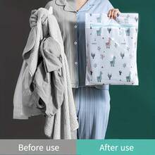 Premium Alpaca Mesh Laundry Bags With Durable Zipper - Ideal For Clothing Care & Storage , Storage Bags For Clothes - Multicolor - View 6