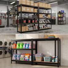 Utility Shelves - Black - View 2