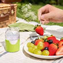 Disposable Plastic Fruit Forks - Multifunctional Salad & Skewer Tools, Canned Household & Commercial Use, Stylish Slub Pattern - A - View 1