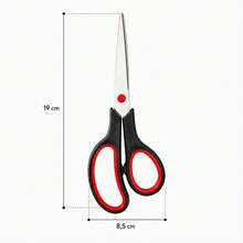 Kit 1/2/3 Tesoura Multiuso 19cm (7.5 Pol) para Escritório Escola Casa - 1 peça - Visão 2