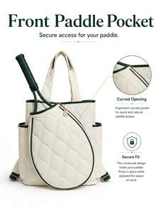 XINGNAN High-End Women's Tennis Racket Bag, Stylish Pink, Purple, White, Black, Large Capacity, 2026 New Style, Handheld, One Shoulder, Crossbody, Badminton Racket Bag, Pickleball Bag, Professional Sports Racket Bag For Students - Multicolor - View 9