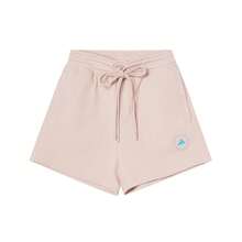 Adidas 女款夏季時尚極簡舒適寬鬆直筒休閒運動短褲 IS1217 - 灰粉紅色 - 查看 1