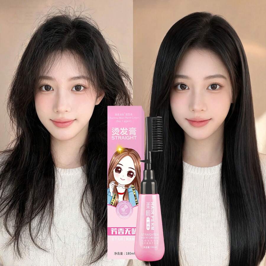 Hair Straightener Cream Aromatic Bangs Correction Cream 180 Ml - Hair Straightening Kit - View 1