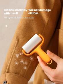 1 Set Portable Mini Plush Lint Roller For Pet Hair Removal, Suitable For Outdoor Travel, Business Trips, Home, Car, Essential Pet Hair Cleaning Roller, 2026 Advent Calendar Dream Football Draft Board, Adult Pearl Diamond Art Kit, Events Around The House - Portable Hair Removal Roller - View 11