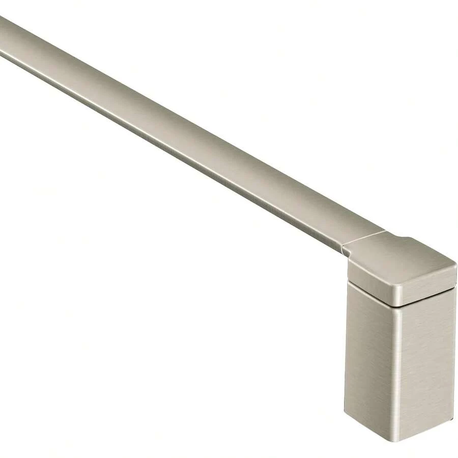YB8824BN 90 Degree Modern 24-Inch Bathroom Single Towel Bar, Brushed Nickel Variant 1 - None - View 1