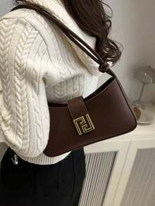 Mini Women's Shoulder Bag Valentine's Day Gift - Coffee - View 7