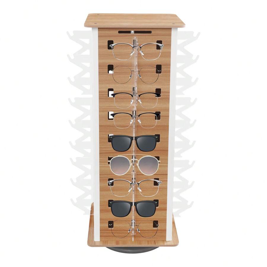 YUNRUX حامل نظارات شمسية دوار، حامل نظارات، رف تخزين نظارات شمسية - 1PC - مشاهدة 1