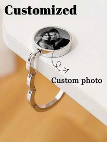 1PC Custom Personalized Fashion Bag Rack Handbag Hanger Folding Hook Rack Portable Key Rack Table Hook Hardware Travel Outdoor Storage Hanger - Multicolor - View 6