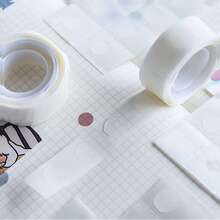 100/500/1000 Easy-To-Remove Double-Sided Adhesive Stickers, Removable And Versatile For Crafts And Wedding Decorations, Plastic Material, Essential Office Supplies For Everyday Use, Back To School - A - View 11