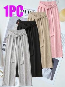 Women's Spring/Autumn Casual Sports Pants, Multi-Functional Jogging Pants, Suitable For Running, Cycling, Ball Sports, Fitness - Light Grey - View 1