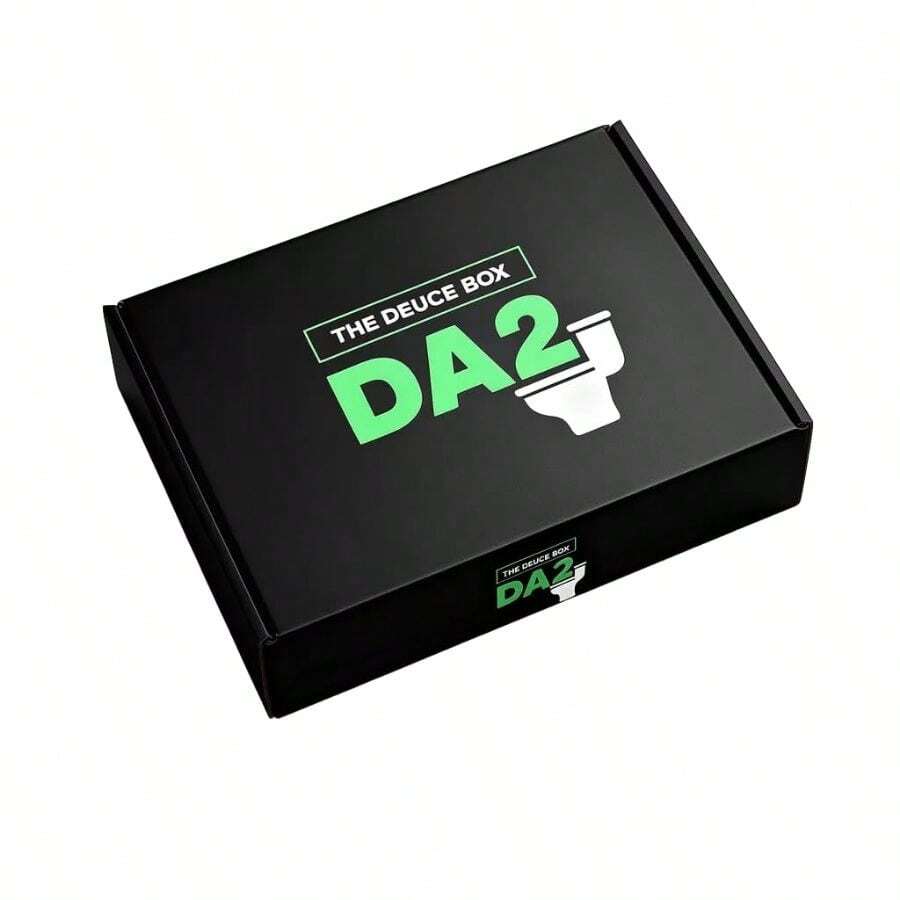 Deuce Box - Funny Men. Includes Wipes, Towel, Collectible Cards. Great Dads, Friends, Birthdays, Father's Day White Elephant. - Multicolor - View 1