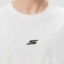 Skechers Men's Quick-Dry Crew Neck Short Sleeve T-Shirt - White - View 4