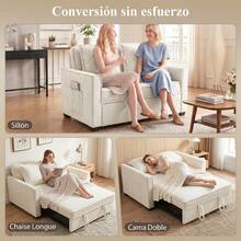 HOMCOM Futones - Beis - Ver 2