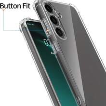 Transparent Air Cushion Shockproof Phone Case For International Version Galaxy Note/M Series, Precise Cutouts No Screen Protector Interference, M55, M54, M53, M52, M34, M33, M23, M14, M13, Note20 Ultra, Note20, Note10+, Note10, Note9, Note8, Transparent Four-Corner Shockproof Phone Case, Galaxy M Air Cushion Shockproof Case, Note Series Transparent Shockproof Case, Ultra-Thin Bare Phone Transparent Protective Cover, Full Coverage Soft Shell, Oleophobic Anti-Fingerprint, Real Machine Mold, No Screen Protector Interference, Galaxy Phone Case - Clear - View 6