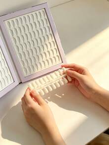 Large Capacity Nail Color Chart Book, Flip-Style Nail Display Album, Gel Nail Polish Sample Storage Album, Professional Use For Nail Salons - Multicolor - View 8