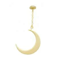 1pc Crescent Moon Hanging Swing With Adjustable Chain, Clip-On Bird Cage Perch Toy Accessory, Climbing Chewing Relaxation Toy For Budgies, Lovebirds, Small Cockatiels, Iron Wire Cage Interior Decor - View 12
