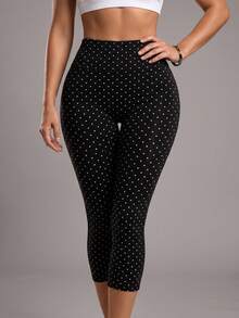 Soyun New Polka Dot Shorts, Comfortable And Easy To Wear, Soft And Skin-Friendly Sports Black - Black - View 6
