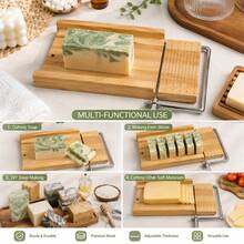Wooden Soap Cutter With Stainless Steel Wire, Handmade Soap Cutting Tool, Wooden Soap Slicer For Cold Process Soap, DIY Soap Making Supplies - Wooden Soap Cutter - View 7