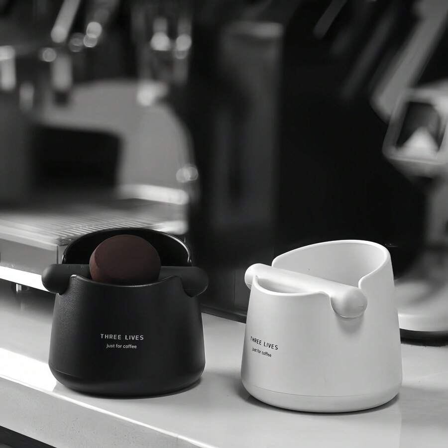 Italian Style Coffee Grounds Collection Box, Suitable For Semi-Automatic Coffee Machine Coffee Grounds Box, Compact Round Drawer - Portable Design, Suitable For Home Baristas And Coffee Shops. Back To School Essential - Multicolor - View 1