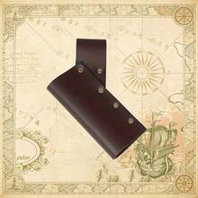 1pc Renaissance Style Sword Scabbard, Hanging PU Leather Knife Sheath, Unisex, Costume Accessory To Enhance Outfit Atmosphere, Perfect For Halloween Cosplay, LARP, Stage Performance Decoration - A - View 8