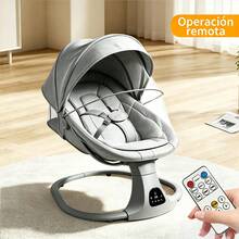 5-Speed Electric Baby Rocker, Adjustable Automatic Swing With Timer And Hanging Toys, Ergonomic Baby Seat - Grey - View 3