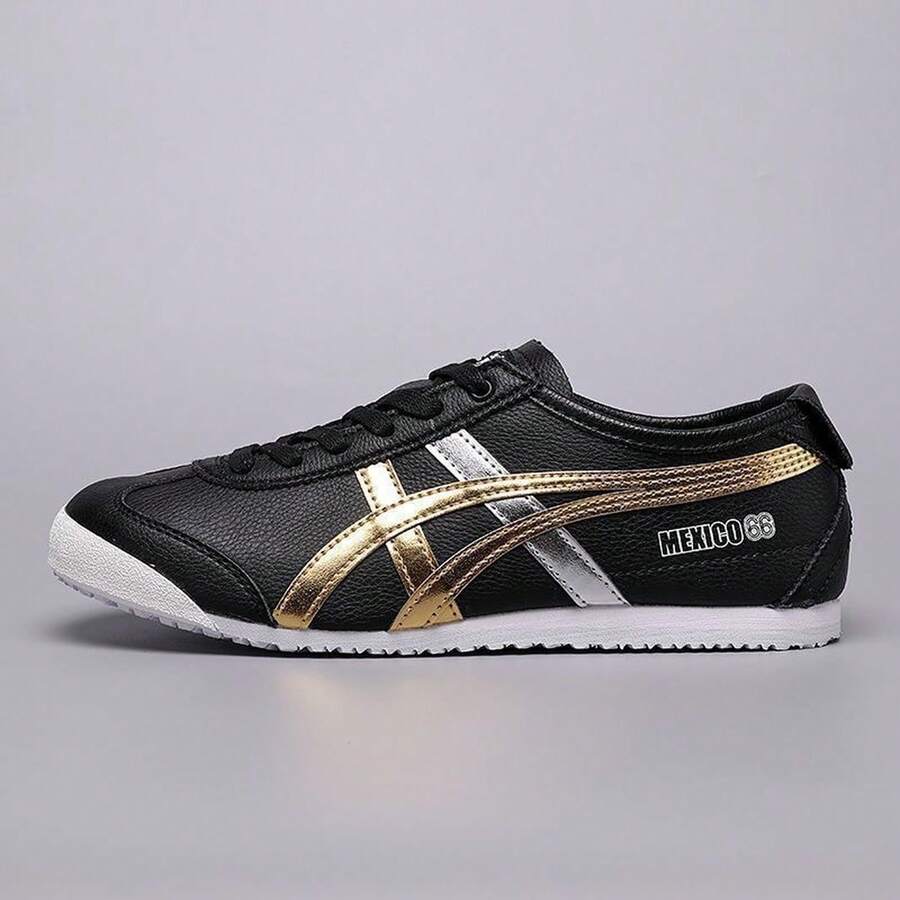 Onitsuka Tiger Women Casual Athletic Shoes - 黑金 - 查看 1
