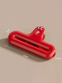 4pcs/2/1 Round‑Shaped Squishy Cartoon Printed Sealing Clips, Multi‑Pastel Color Lightweight Plastic Material, Casual All‑Season Design For Adults Daily Use, Home Kitchen Pantry, Picnic, Snack‑Storage, Food‑Sealing Gadget, Portable Food‑Clamps - Multiple Styles - View 10