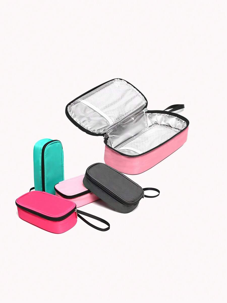 1 Stück wiederverwendbarer Gel-Kühlbeutel, geeignet für Insulin-Fütterungsflaschen, Kühl- und Isolierbeutel, Outdoor-Medikamenten-Organizer, isolierte Tasche, tragbare Aufbewahrungstasche für Outdoor-Reisen, Camping, Fitness und den täglichen Gebrauch