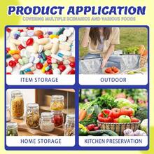 30pcs Reusable Aluminum Freezer Bags Leak Proof Stand Up Foil Storage Pouches With Zip Lock Labels For Food Preservation Small - Small Pint Bags - View 7