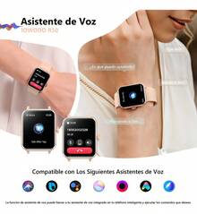Reloj Inteligente Smart Watches, Smartwatch Mujer, 1.85 Smart Watch Mujer, Notificación De Mensajes, Ios/android Smartwatches, Deportivo Salud, Marco De Metal, Lcd Fitness Bluetooth De La - Rosa - Ver 4