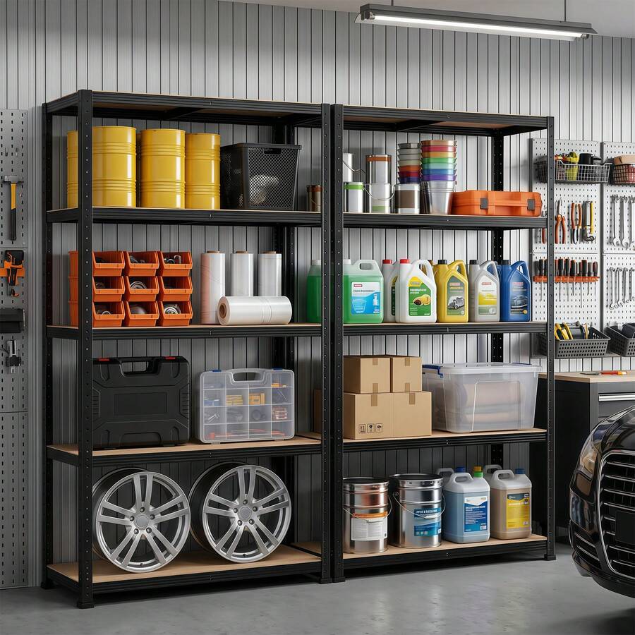 Utility Shelves - Black - View 1