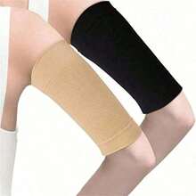 1 Pair Compression Arm Sleeves, Elastic Thin Knit Arm Guards, Fitness Accessory - Multicolor - View 1