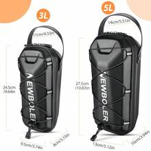 Tas Skuter Listrik NEWBOLER 3L/5L, Tas Sepeda yang Mudah Dibongkar, Cangkang Keras EVA, Tas Depan Skuter, Aksesoris Tas Sepeda - MultiWarna - View 13