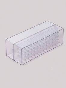 48/30 Hole Nail Drill Bit Storage Box, Dust-Proof And Shock-Proof Organizer Box For Home And Nail Salon Tools - Clear - View 4