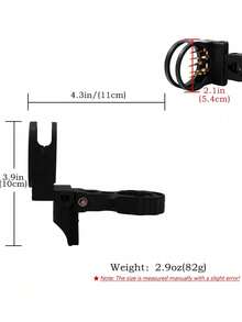 1PC Outdoor Hunting Archery Equipment 5-Pin Sight, Universal Sight For Recurve Bow, Compound Bow And More, Suitable For Hunting, Competition, Training, Improving Shooting Accuracy. Essential Accessory For Archery Practice, Can Be Given As A Gift. - 黑色 - 查看 2