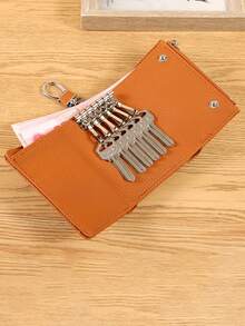 Mini Compact Minimalist Fashionable Practical Portable Key Holder Card Holder Wallet - Multicolor - View 6