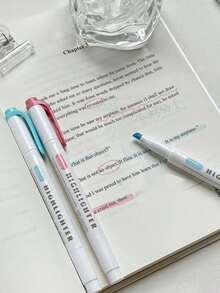 15/10/5pcs Dual-Tip Fluorescent Markers 17*14cm Soft Color Highlighters, Suitable For Coloring, Underlining, Highlighting, Thick And Thin Dual Tips, Back To School Supplies - Multicolor - View 6