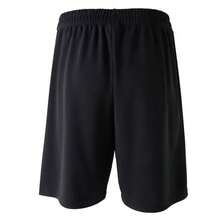 Skechers Men's Quick-Dry Mesh Loose Fit Vertical Letter Print Sports Shorts - Black - View 4